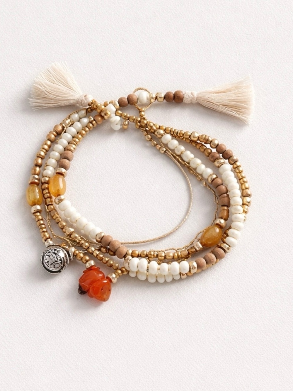 Avenue Rare Boho Beaded Bracelet NWT